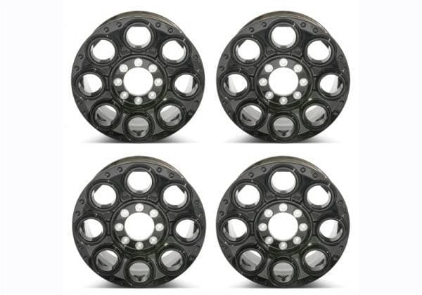 Ford Racing 23-24 Super Duty 20x8in Caliber Wheel Kit - Gloss Black