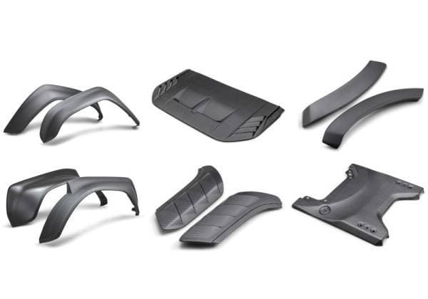 Ford Racing 22-24 Ford Bronco Raptor Carbon Fiber Appearance Kit - Matte Finish