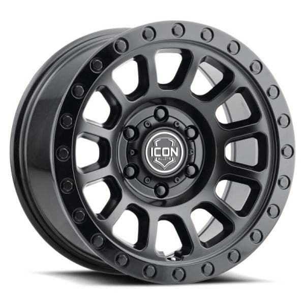 ICON Hulse 17 X 8.5 / 6 X 5.5 / 25mm Offset / 5.75in BS Double Black
