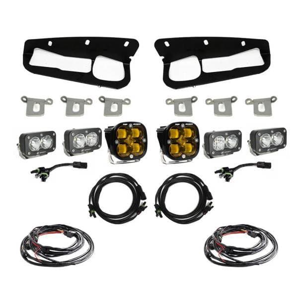 Baja Designs 2021+ Ford Bronco Amber SAE Fog Pocket Kit