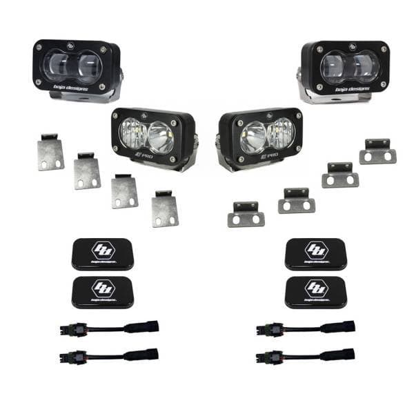 Baja Designs 21+ Ford Raptor S2 SAE Pro Fog Pocket Light Kit