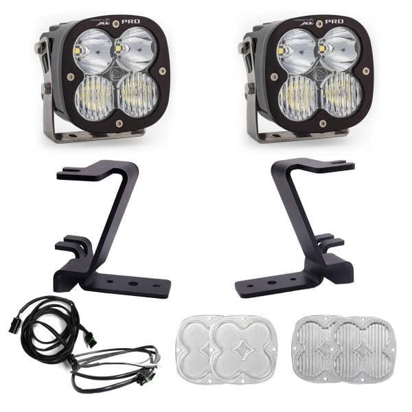 Baja Designs 2023+ Ford F-250/350 Super Duty XL Pro A-Pillar LED light Kit w/ Upfitter Harness