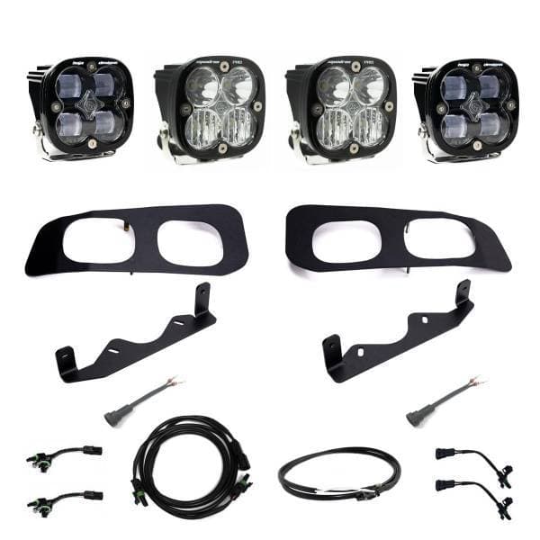 Baja Designs 2023+ Ford F250/F350 Super Duty Squadron SAE/Pro Fog Pocket Kit - Clear Upfitter