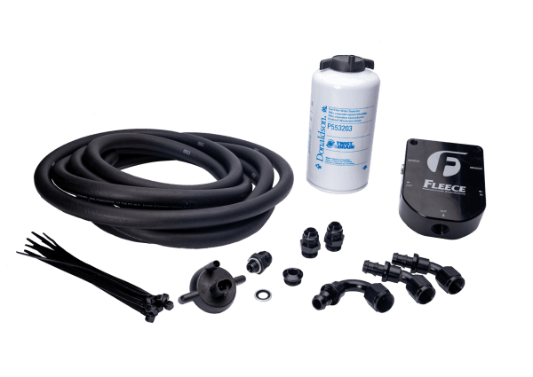 Fleece Performance 98.5-02 Dodge Cummins Auxiliary Fuel Filter Kit