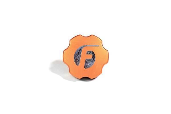 Fleece Performance 03-20016 Cummins Billet Oil Cap Cover - Orange