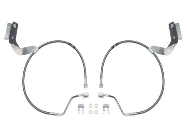 ICON 2017+ Ford F-250/F-350 Front 4.5 & 7in Extended SS Brake Line Kit