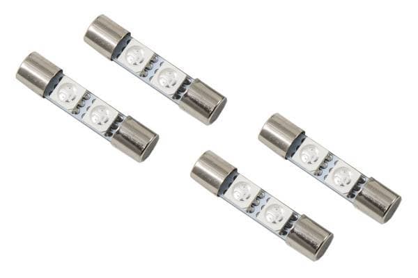 Diode Dynamics 28mm SMF2 LED Bulb - Green Set of 4