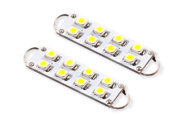 Diode Dynamics 44mm SML8 LED Bulb - Cool - White (Pair)