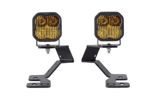Diode Dynamics 2021 Ford Bronco SS3 LED Ditch Light Kit - Sport Yellow Pro Combo