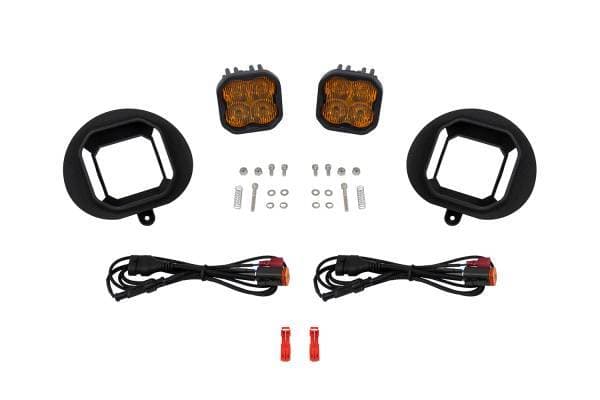 Diode Dynamics SS3 Max Type 2003 Sierra Kit ABL Yellow SAE Fog