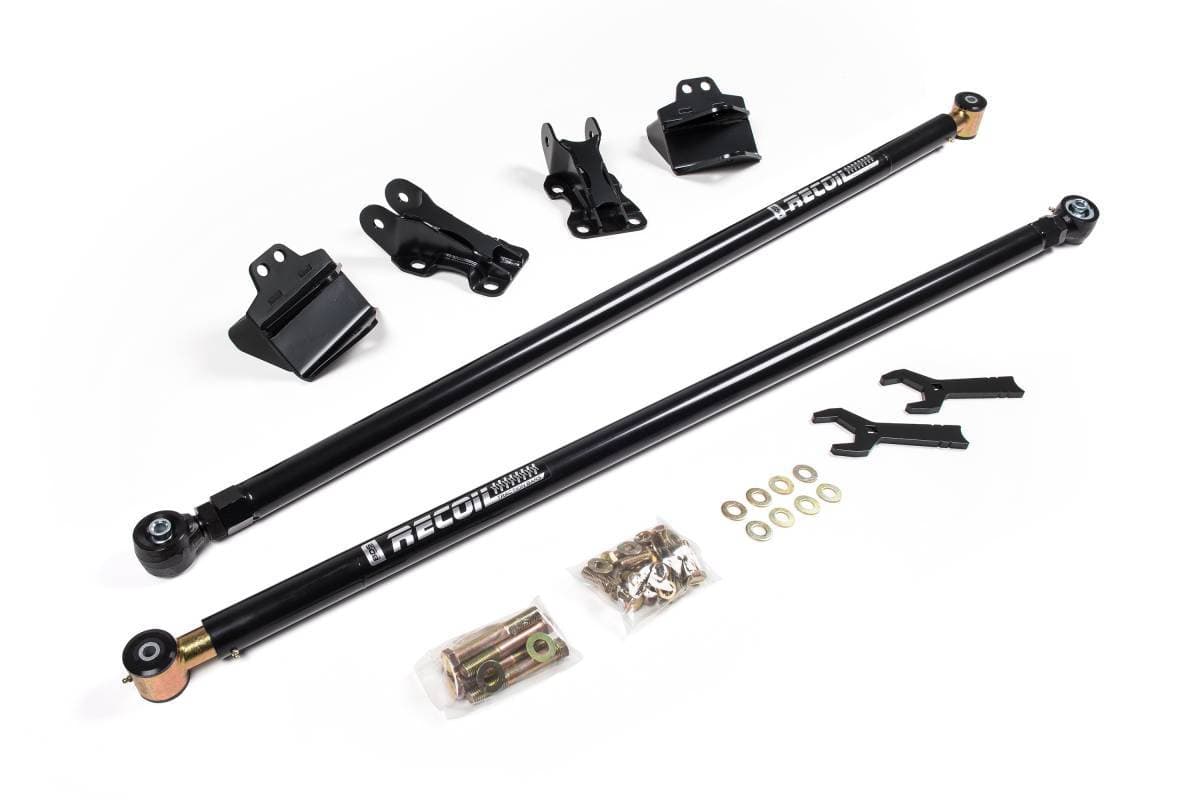 Recoil Traction Bar Kit | 2001-2010 Chevy Silverado / GMC Sierra 2500HD 3500HD | BDS Suspension