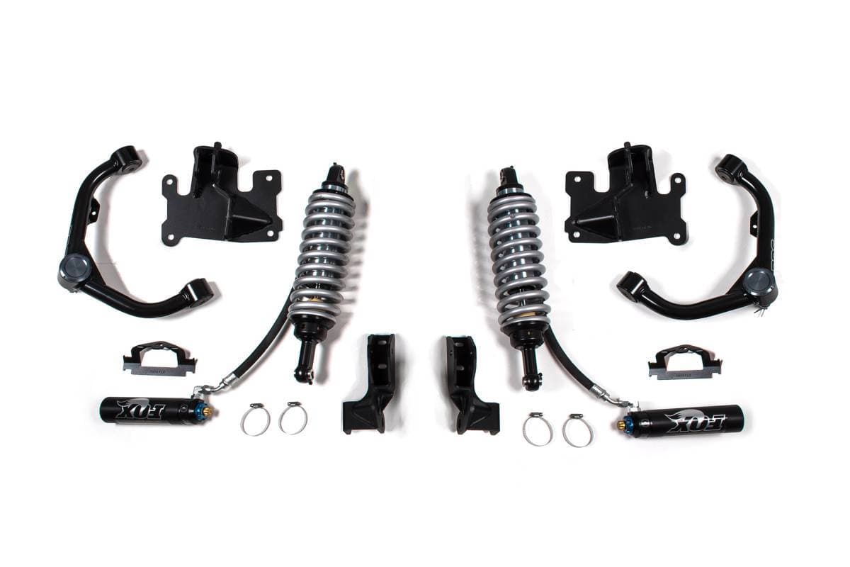 FOX 2.5 Coilover Conversion Upgrade | 4.5 Inch Lift | Chevy Silverado & GMC Sierra 2500HD/3500HD 2001-2010 4WD Diesel | BDS Suspension