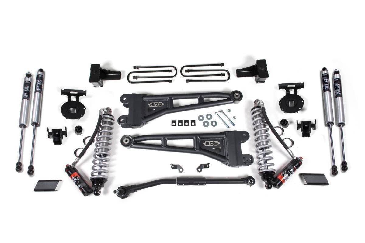 2.5 Inch Radius Arm Lift Kit | FOX 2.5 Performance Elite Coil-Over Conversion | Ford F250/F350 Super Duty (2017-2019) 4WD Diesel | BDS Suspension