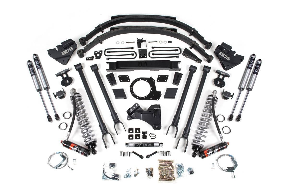 9 Inch 4-Link Lift Kit | FOX 2.5 Performance Elite Coil-Over Conversion | 2020-2022 Ford F250/F350 Super Duty 4WD Diesel | BDS Suspension