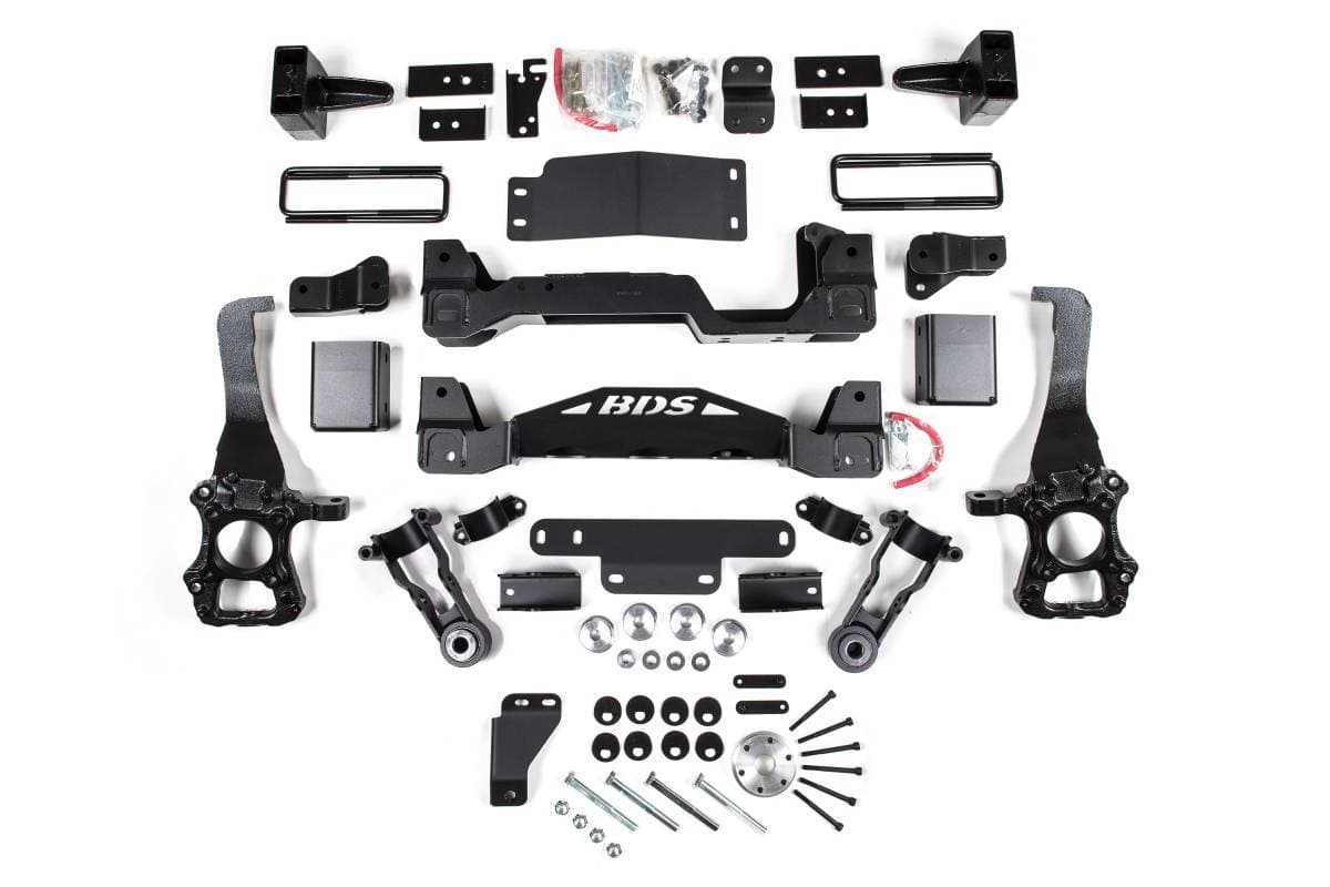 4 Inch Lift Kit | 2019-2020 Ford F150 Raptor 4WD | 5 Inch Rear Block Kit | BDS Suspension