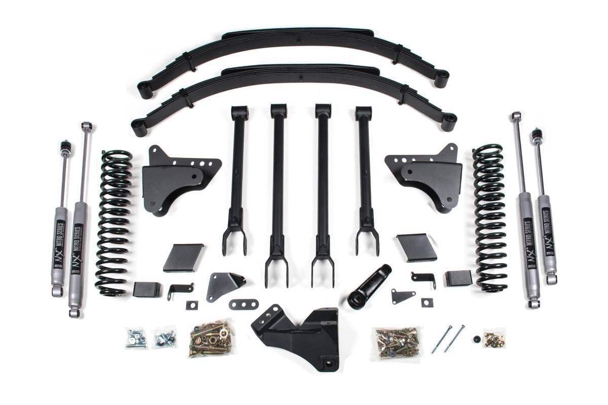 8 Inch Lift Kit | 4-Link Conversion | Ford F250/F350 Super Duty (2011-2016) 4WD Gas | NX2 Nitro Series Shocks | BDS Suspension