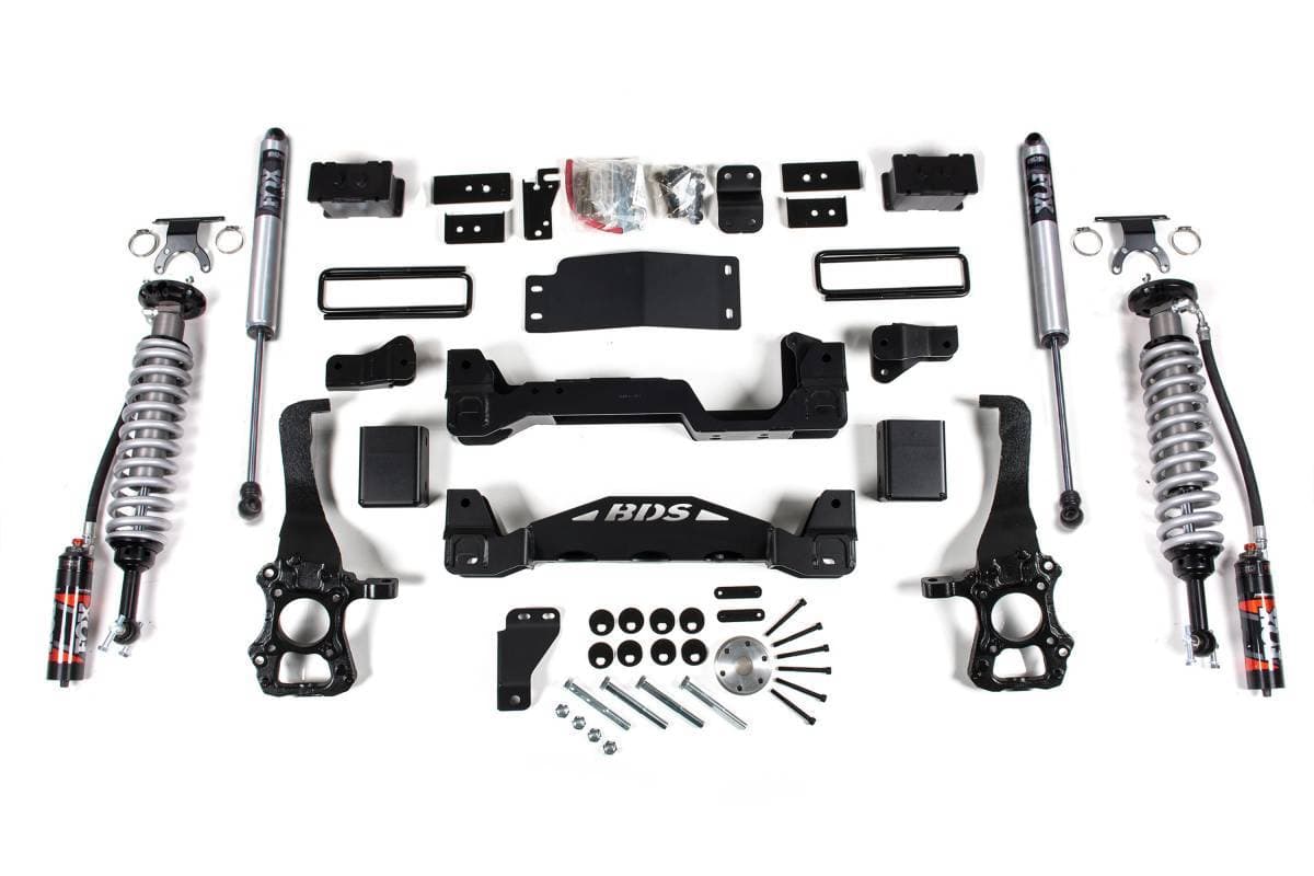 6 Inch Lift Kit | FOX 2.5 Performance Elite Coil-Over | Ford F150 (2015-2020) 4WD | w/ FOX 2.5 Performance Elite Rear Shocks | BDS Suspension