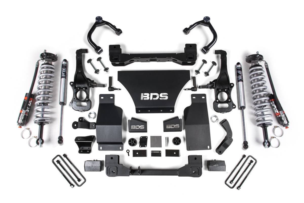 6 Inch Lift Kit | FOX 2.5 Performance Elite Coil-Over | Chevy Silverado / GMC Sierra 1500 (2019-2026) 4WD | w/ FOX 2.0 Performance Series Rear Shocks | BDS Suspension