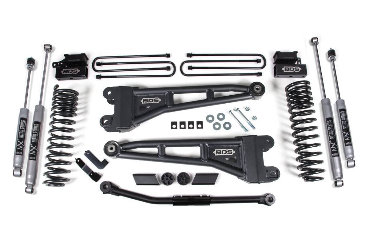 2.5 Inch Lift Kit w/ Radius Arm | Ford F450 Super Duty (2020-2022) 4WD | w/ FOX 2.5 Performance Elite Shocks | BDS Suspension
