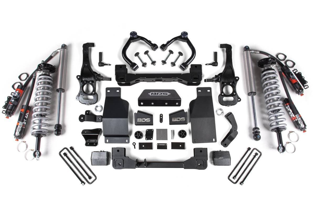 6 Inch Lift Kit | FOX 2.5 Performance Elite Coil-Over | Chevy Silverado / GMC Sierra 1500 (2019-2026) 4WD Diesel | w/ FOX 2.0 Performance Series Rear Shocks | BDS Suspension
