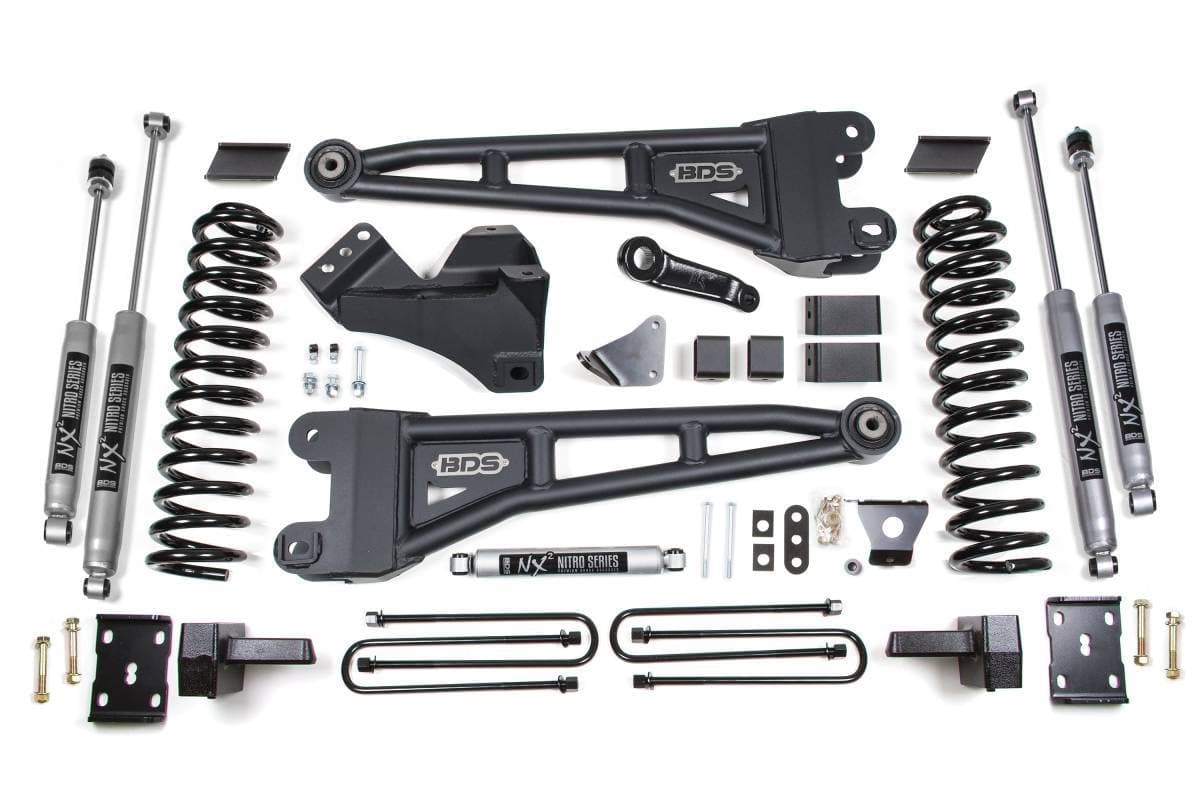 6 Inch Lift Kit w/ Radius Arm | Ford F250/F350 Super Duty (2008-2010) 4WD Diesel | Rear Leaf Springs | FOX 2.0 Performance Series | BDS Suspension