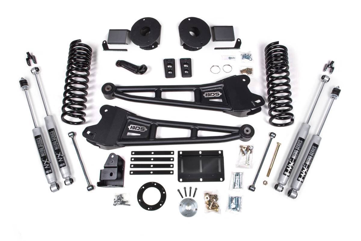5.5 Inch Lift Kit w/ Radius Arm | 2014-2018 Ram 2500 4WD Gas w/ Rear Air Ride | NX2 Nitro Series Shocks | BDS Suspension