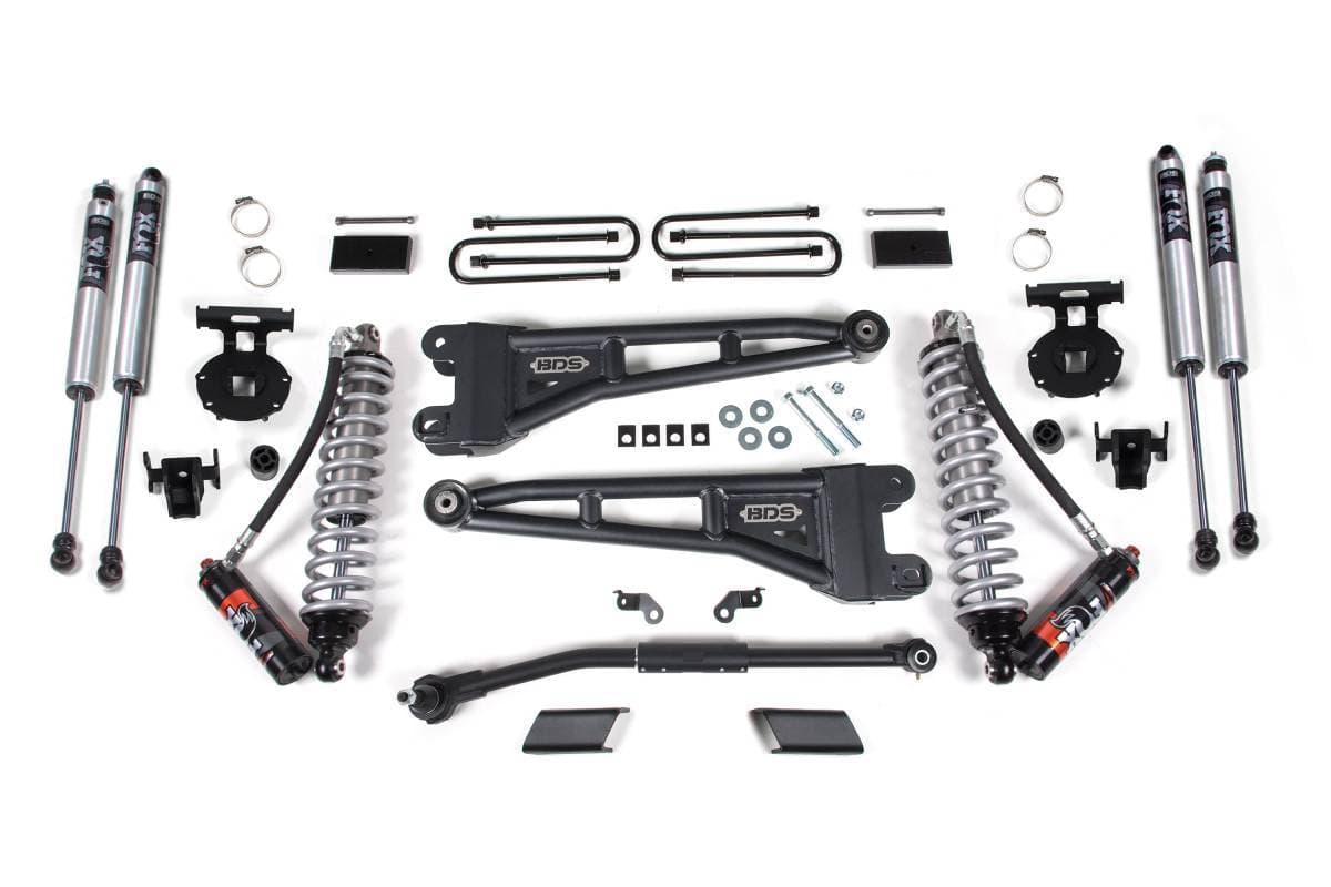 3 Inch Lift Kit w/ Radius Arm | FOX 2.5 Performance Elite Coilover | Ford F250/F350 Super Duty (2023-2026) 4WD | BDS Suspension