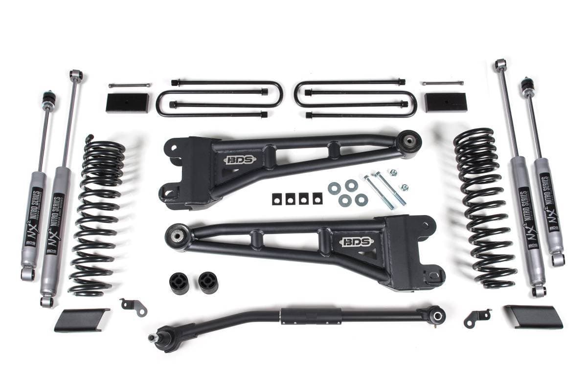 3 Inch Lift Kit w/ Radius Arms | Ford F250/F350 Super Duty (2023-2026) 4WD | FOX 2.5 Performance Elite Shocks | BDS Suspension