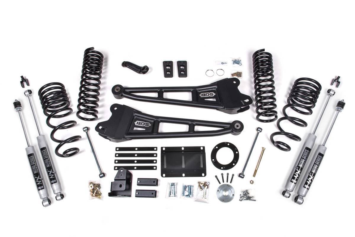 5.5 Inch Lift Kit w/ Radius Arm | Ram 2500 2014-2018 4WD Gas | FOX 2.5 Performance Elite Shocks | BDS Suspension