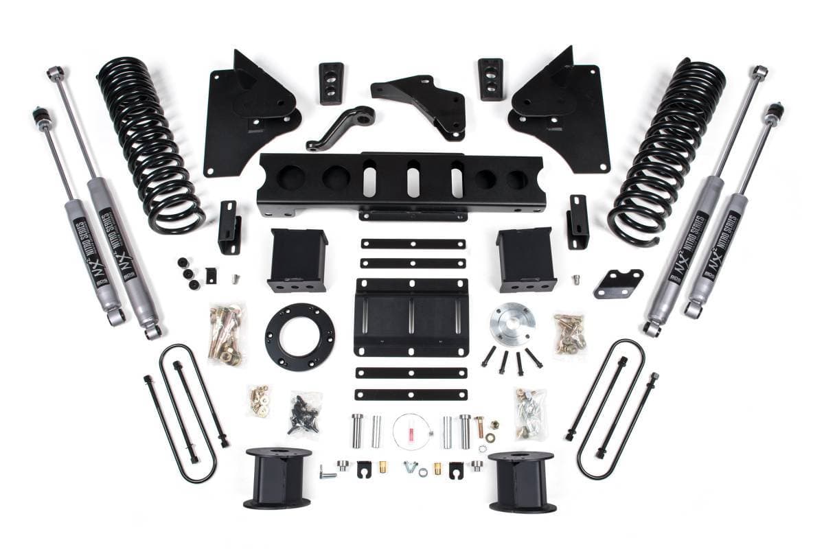 5.5 Inch Lift Kit | Ram 3500 w/ Rear Air Ride (2013-2018) 4WD Gas | NX2 Nitro Series Shocks | BDS Suspension