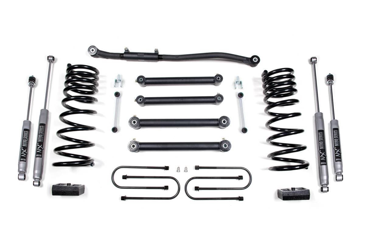 3 Inch Lift Kit | Dodge Ram 2500 (2003-2013) & 3500 (2003-2012) 4WD Diesel | 4 Inch Axle | NX2 Nitro Series | BDS Suspension