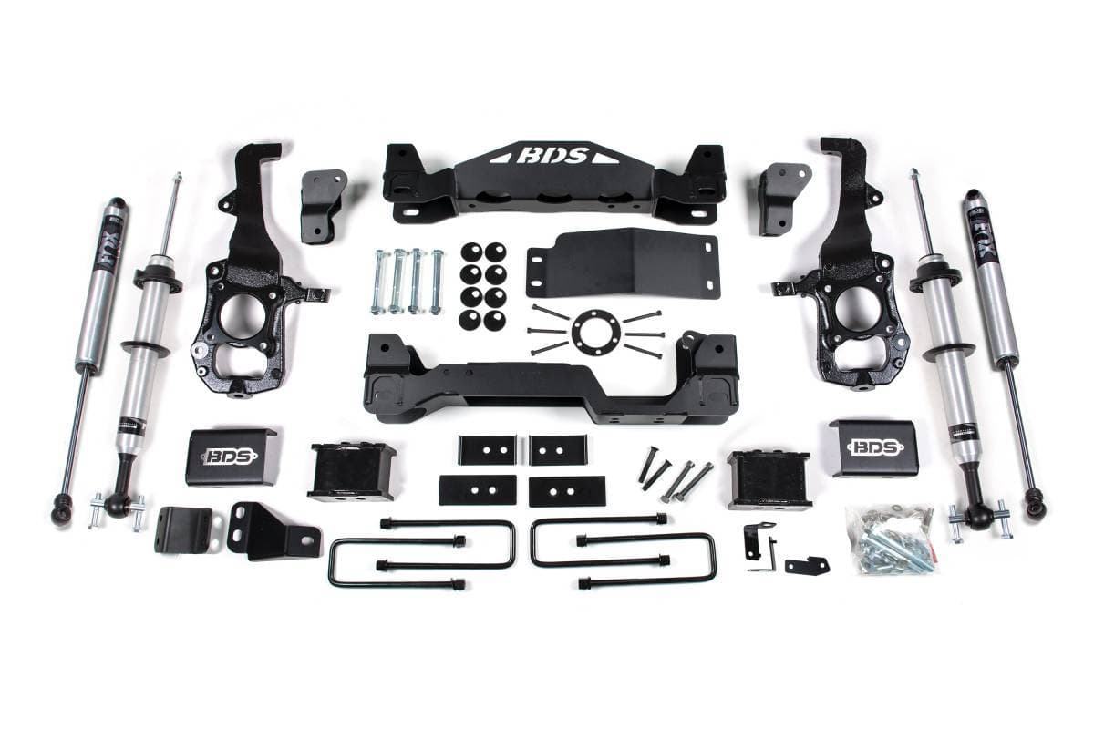 6 Inch Lift Kit | FOX 2.0 Strut | 4 Inch Rear Block Kit | Ford F150 (2021-2026) 4WD | BDS Suspension
