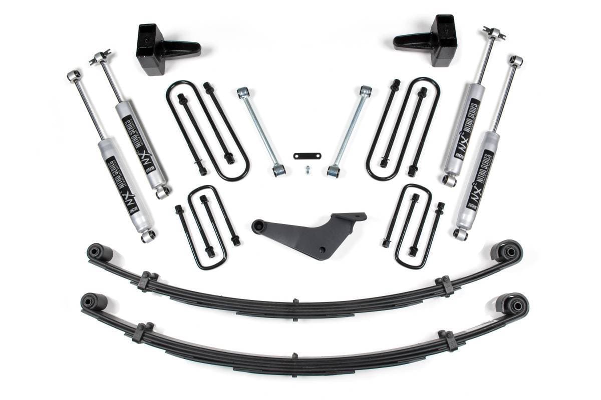 4 Inch Lift Kit | 2000-2005 Ford Excursion 4WD | Leaf Spring Rear | FOX 2.0 Performance Series | BDS Suspension