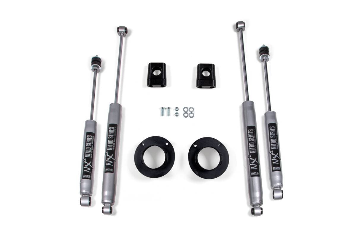 2 Inch Leveling Kit | Ram 3500 2013-2026 4WD | w/ FOX 2.0 Performance Series Shocks | BDS Suspension