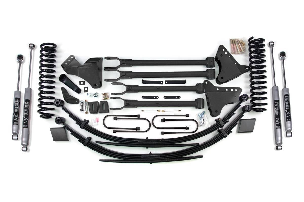8 Inch Lift Kit w/ 4-Link | Ford F250/F350 Super Duty 2008-2010 4WD Diesel | w/ FOX 2.0 Performance Series Shocks | BDS Suspension