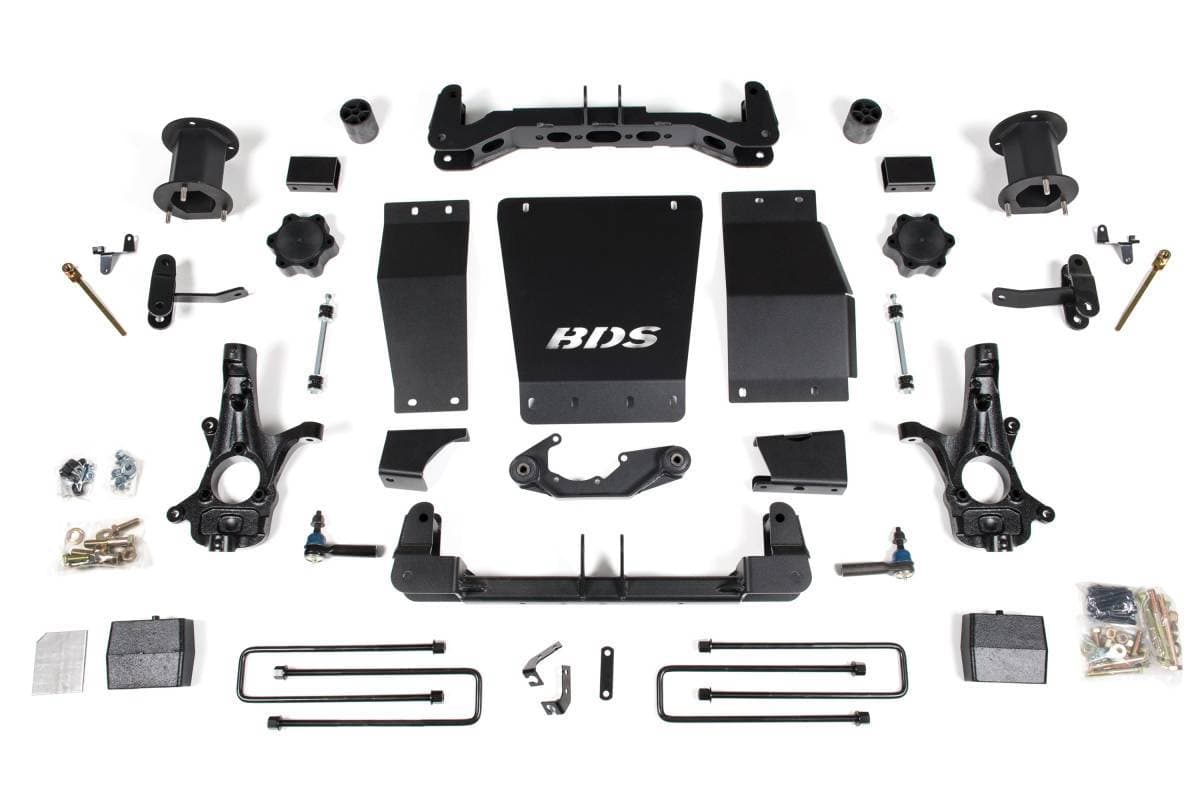 6 Inch Lift Kit | GMC Sierra 1500 (2014-2018) 4WD Magneride | Aluminum / Stamped Steel Control Arm | BDS Suspension