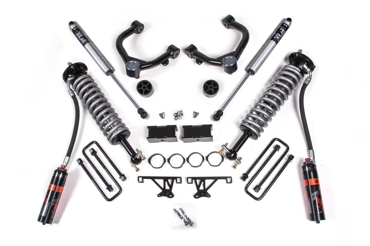 3.5 Inch Lift Kit | FOX 2.5 Performance Elite Coilover | Chevy Silverado & GMC Sierra 1500 (2019-2024) 4WD | FOX 2.0 Rear Shocks | BDS Suspension