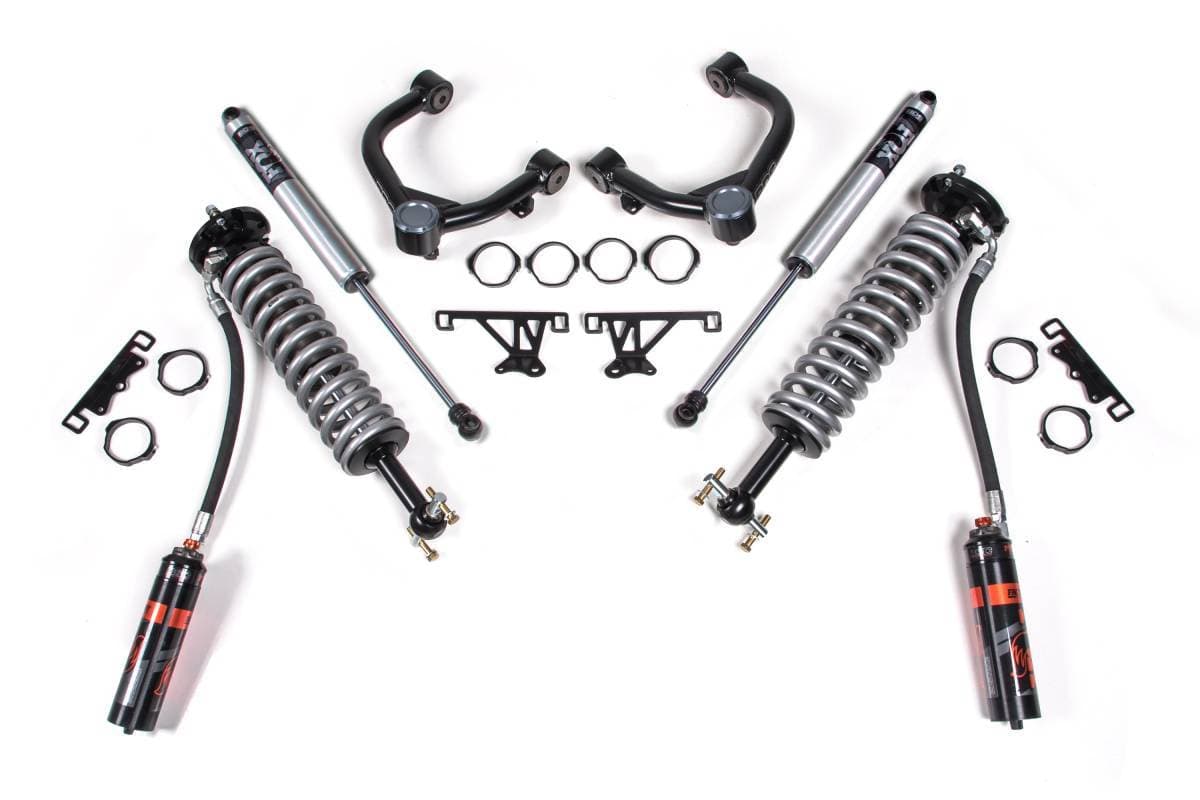 2 Inch Leveling Kit | FOX 2.5 Coilover & FOX 2.5 Performance Elite Rear | Chevy Silverado / GMC Sierra 1500 (2019-2026) 4WD | BDS Suspension