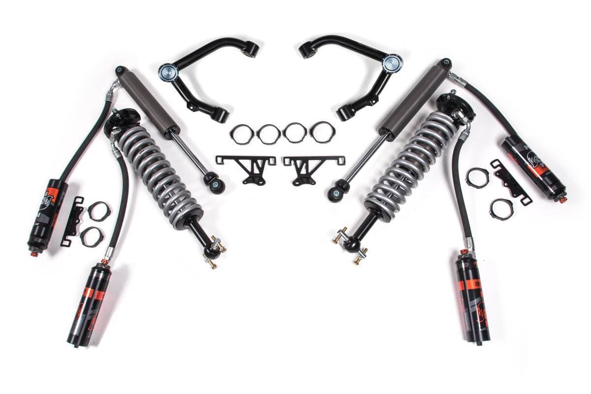 2 Inch Leveling Kit | FOX 2.0 Performance Series Rear Shocks | Chevy Silverado & GMC Sierra 1500 (2007-2018) 4WD | Cast Steel Control Arm | BDS Suspension