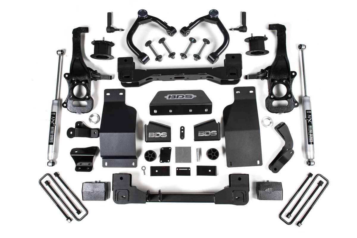 4 Inch Lift Kit | Chevy Trail Boss & GMC AT4 1500 (2020-2026) 4WD Diesel | w/ NX2 Nitro Series Shocks | BDS Suspension