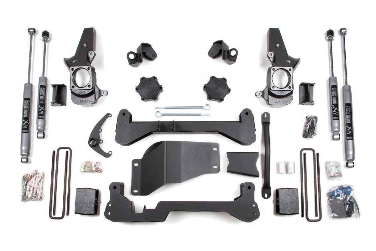 4.5 Inch Lift Kit | Chevy Silverado & GMC Sierra 2500HD/3500 (2001-2010) SRW 4WD | NX2 Nitro Series | Standard Knuckle | BDS Suspension