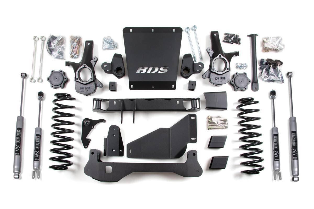 6 Inch Lift Kit | 2000-2006 Chevy/GMC Avalanche, Suburban, Tahoe, Yukon 1500 4WD | FOX 2.0 Performance Series Shocks | BDS Suspension