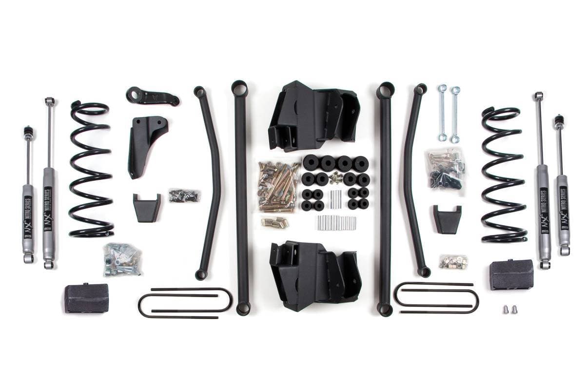 4 Inch Long Arm Lift Kit | Dodge Ram 2500 Power Wagon (2005-2007) 4WD Gas | Block Kit | 4 Inch Axle | FOX 2.0 Performance Series | BDS Suspension