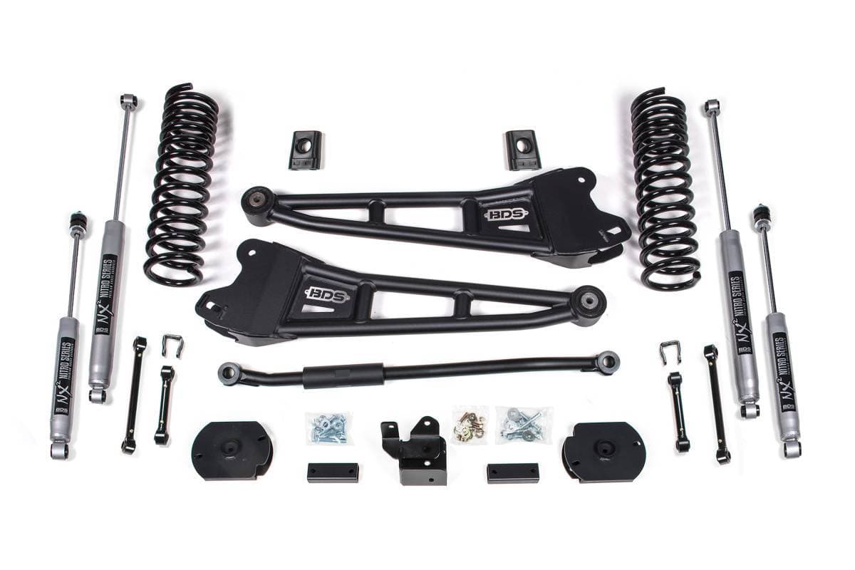 3 Inch Lift Kit w/ Radius Arms | Ram 2500 (2019-2024) 4WD Diesel | FOX 2.5 Performance Elite Shocks | BDS Suspension