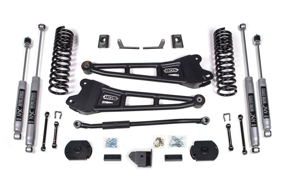 3 Inch Lift Kit | Ram 2500 Diesel w/ Rear Air Ride (2014-2018) 4WD | NX2 Nitro Series Shocks | BDS Suspension