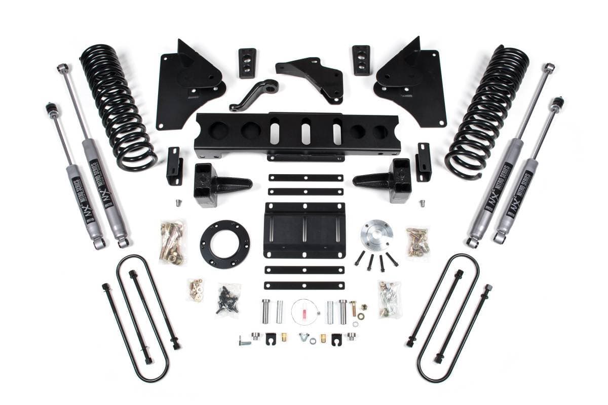 5.5 Inch Lift Kit | Ram 3500 (2013-2018) 4WD Gas | 5 Inch Block Kit | FOX 2.0 Performance Series | BDS Suspension