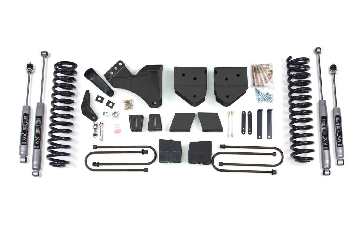 6 Inch Lift Kit | Ford F250/F350 Super Duty (2005-2007) 4WD Diesel | 3 Inch Block Kit + Add-A-Leaf With Overload | FOX 2.0 Performance Series | BDS Suspension