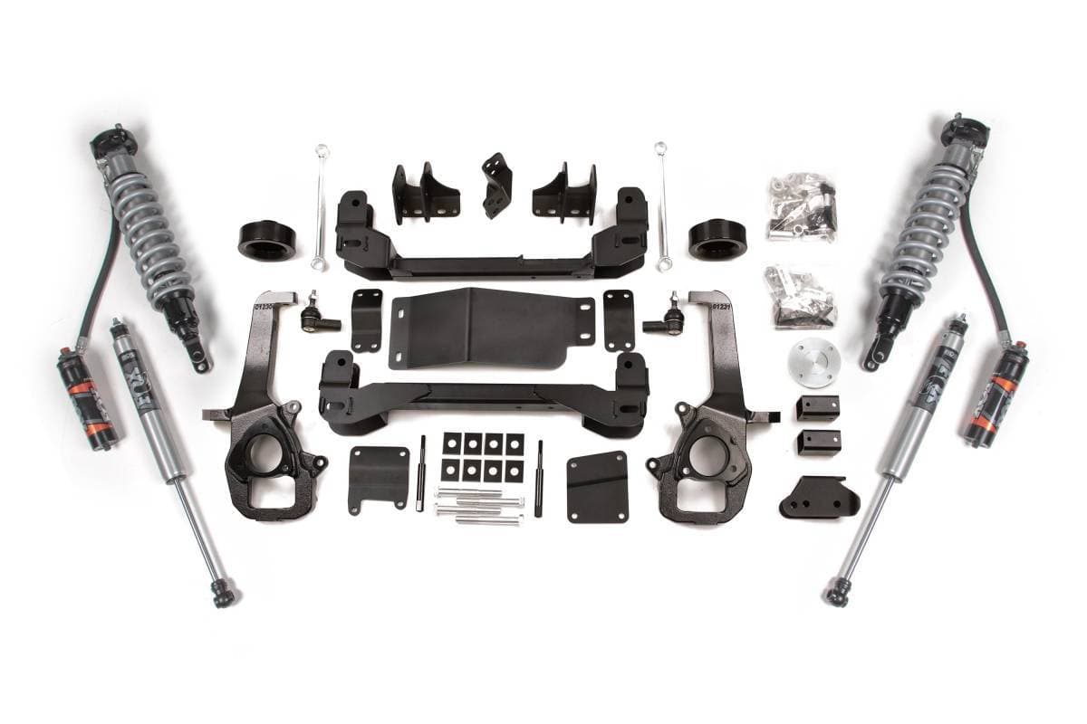 4 Inch Lift Kit | FOX 2.5 Performance Elite Coil-Over | Ram 1500 (2012) 4WD | 3 Inch Coil Springs & FOX 2.0 Performance Series Rear | BDS Suspension