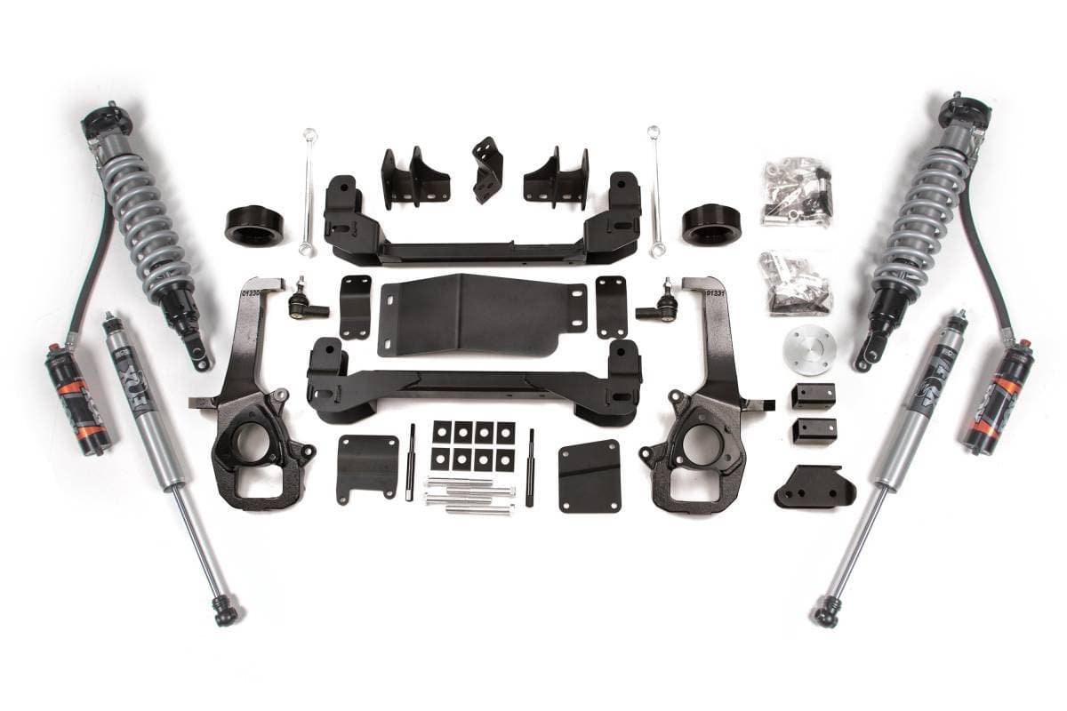 4 Inch Lift Kit | Ram 1500 4WD (2013-2018) & Classic (2019-2024) | 3" Coil Springs | FOX 2.5 Performance Elite Rear Shocks | BDS Suspension