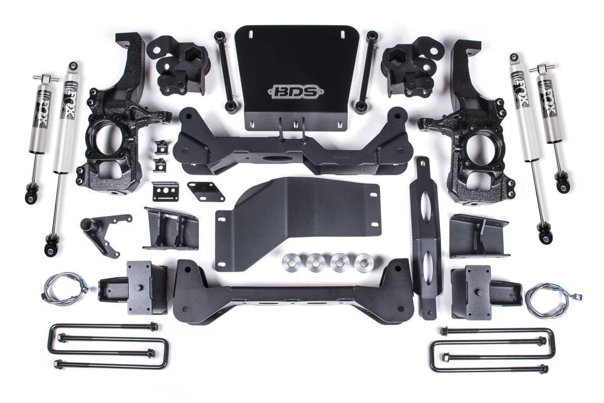 6.5 Inch Lift Kit | FOX 2.5 HTO Performance Series | Chevy Silverado / GMC Sierra 2500HD/3500HD (2020-2026) 4WD | With Factory Overload | BDS Suspension